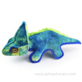 Plush crocodile chameleon molar dog toy with sound